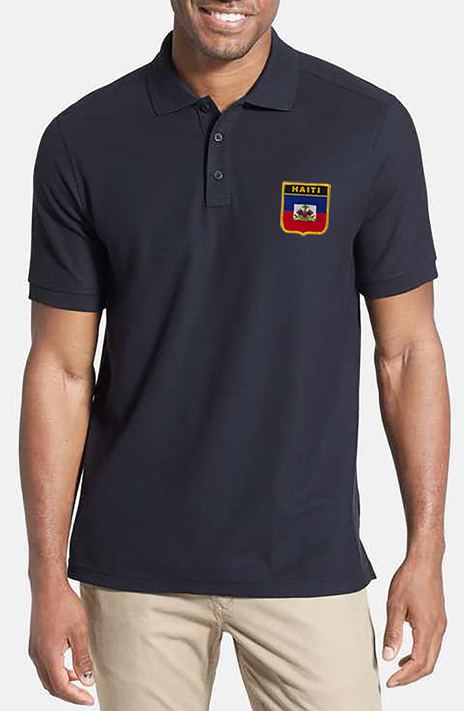 Haiti Flag Polo Shirt