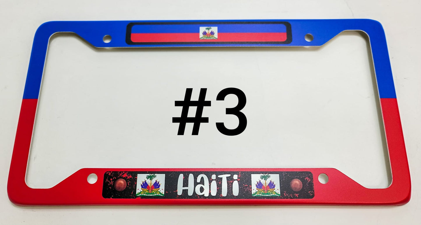 Haiti License Plate Frames