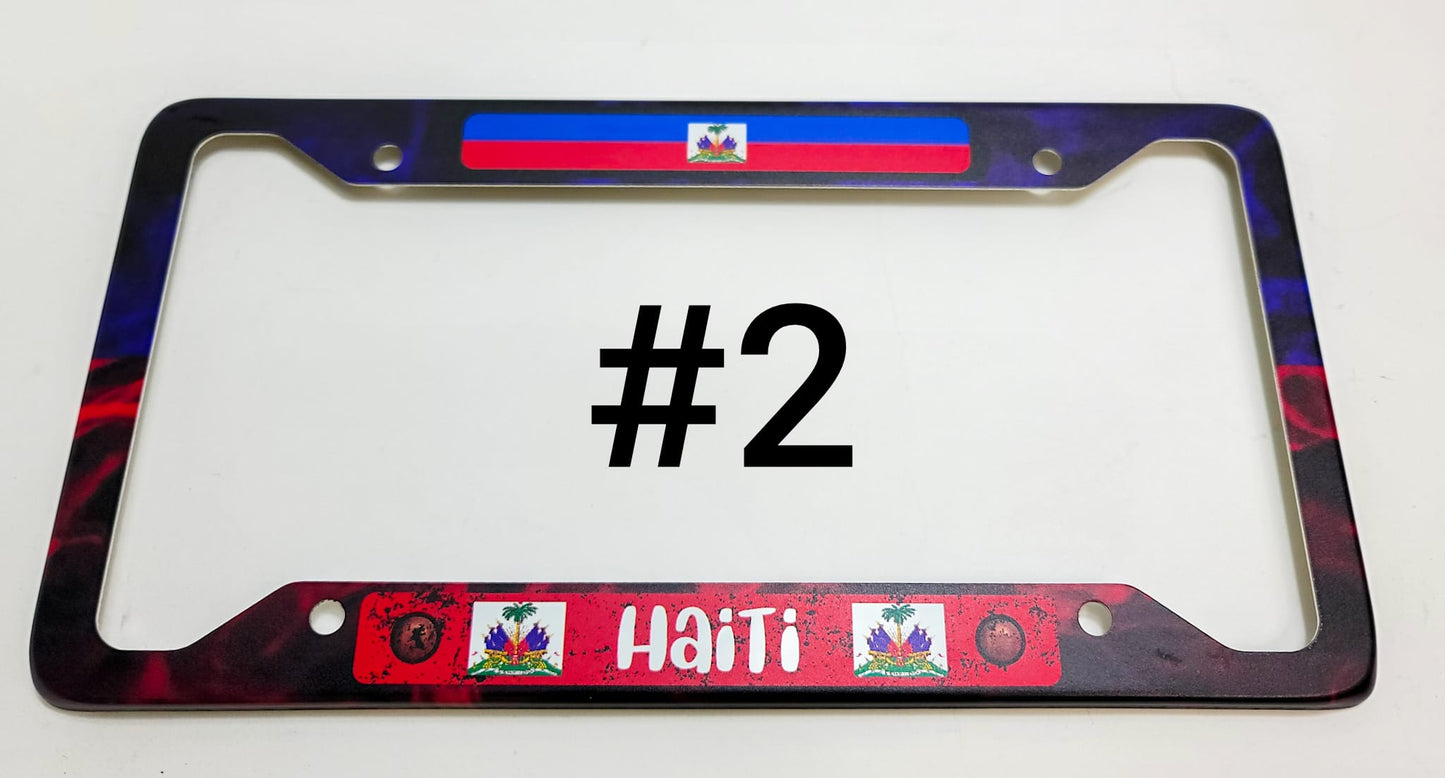 Haiti License Plate Frames