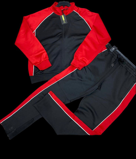 Haiti Black/Red Track suit